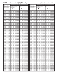 Form 511-EIC Earned Income Credit Worksheet - Oklahoma, Page 8