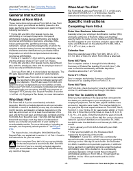 Instructions for IRS Form 945-A Annual Record of Federal Tax Liability, Page 2