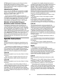 Instructions for IRS Form 8900 Qualified Railroad Track Maintenance Credit, Page 2