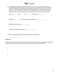 Application for Community-Police Mediator - City of Fort Worth, Texas, Page 8