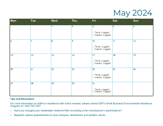 Compliance Calendar for Florida Perchloroethylene Dry Cleaners - Florida, Page 14