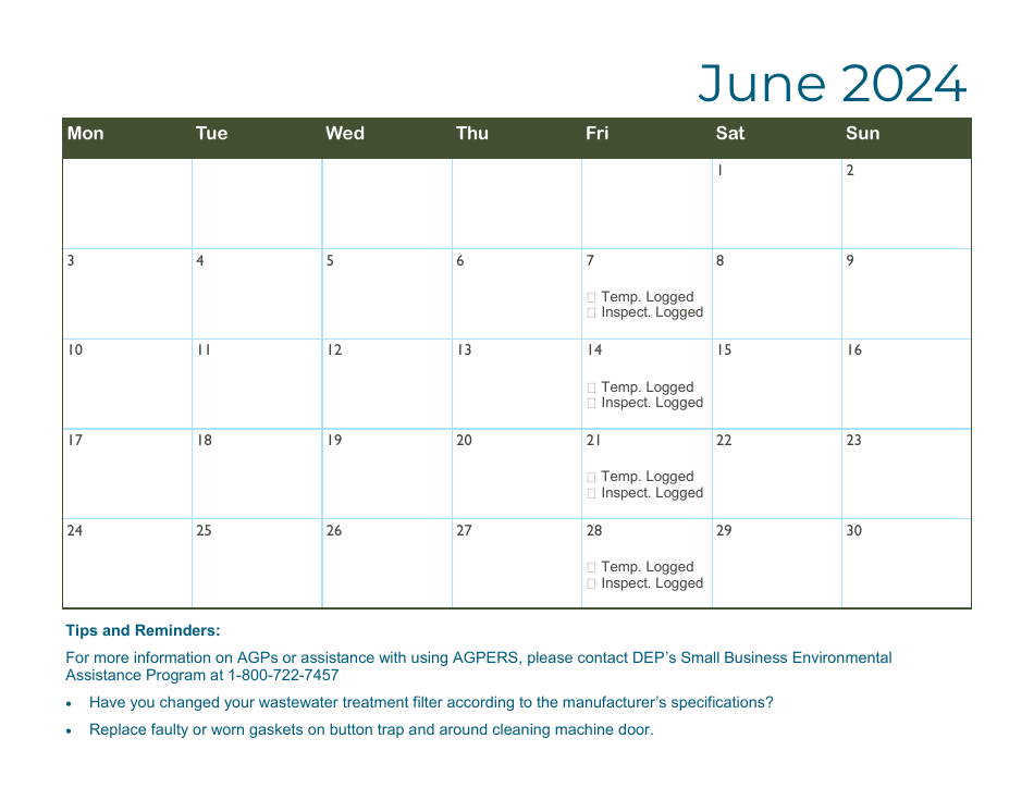 Compliance Calendar for Florida Perchloroethylene Dry Cleaners - Florida, Page 16