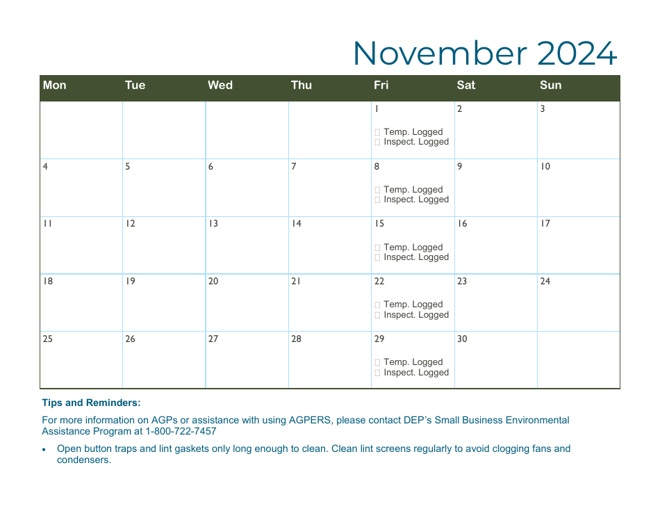 Compliance Calendar for Florida Perchloroethylene Dry Cleaners - Florida, Page 26