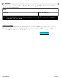 Form 10 Request for an Order During Proceedings - Ontario, Canada, Page 4