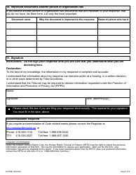 Form 8 Response to an Application by the Ontario Human Rights Commission - Ontario, Canada, Page 6