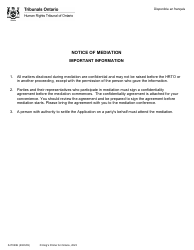 Document preview: Form 29 Confidentiality Agreement - Ontario, Canada