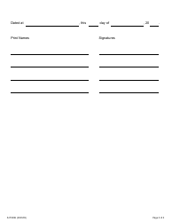 Form 29 Confidentiality Agreement - Ontario, Canada, Page 3