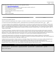 Formulario H1019-S Informe Sobre Cambios - Texas (Spanish), Page 4