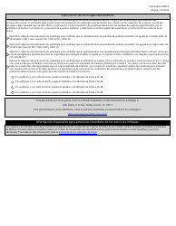 Formulario 3900-S Solicitud De Certificado De Sordera Para La Exencion De Matricula - Texas (Spanish), Page 2