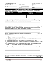 Provider Disclosure Form - Alabama, Page 2