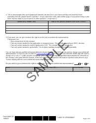 Form H0011-R Texas Simplified Application Project (Tsap) for Snap Food Benefits Renewal - Sample - Texas, Page 2