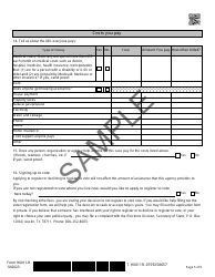 Form H0011-R Texas Simplified Application Project (Tsap) for Snap Food Benefits Renewal - Sample - Texas, Page 5