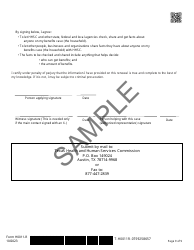 Form H0011-R Texas Simplified Application Project (Tsap) for Snap Food Benefits Renewal - Sample - Texas, Page 9