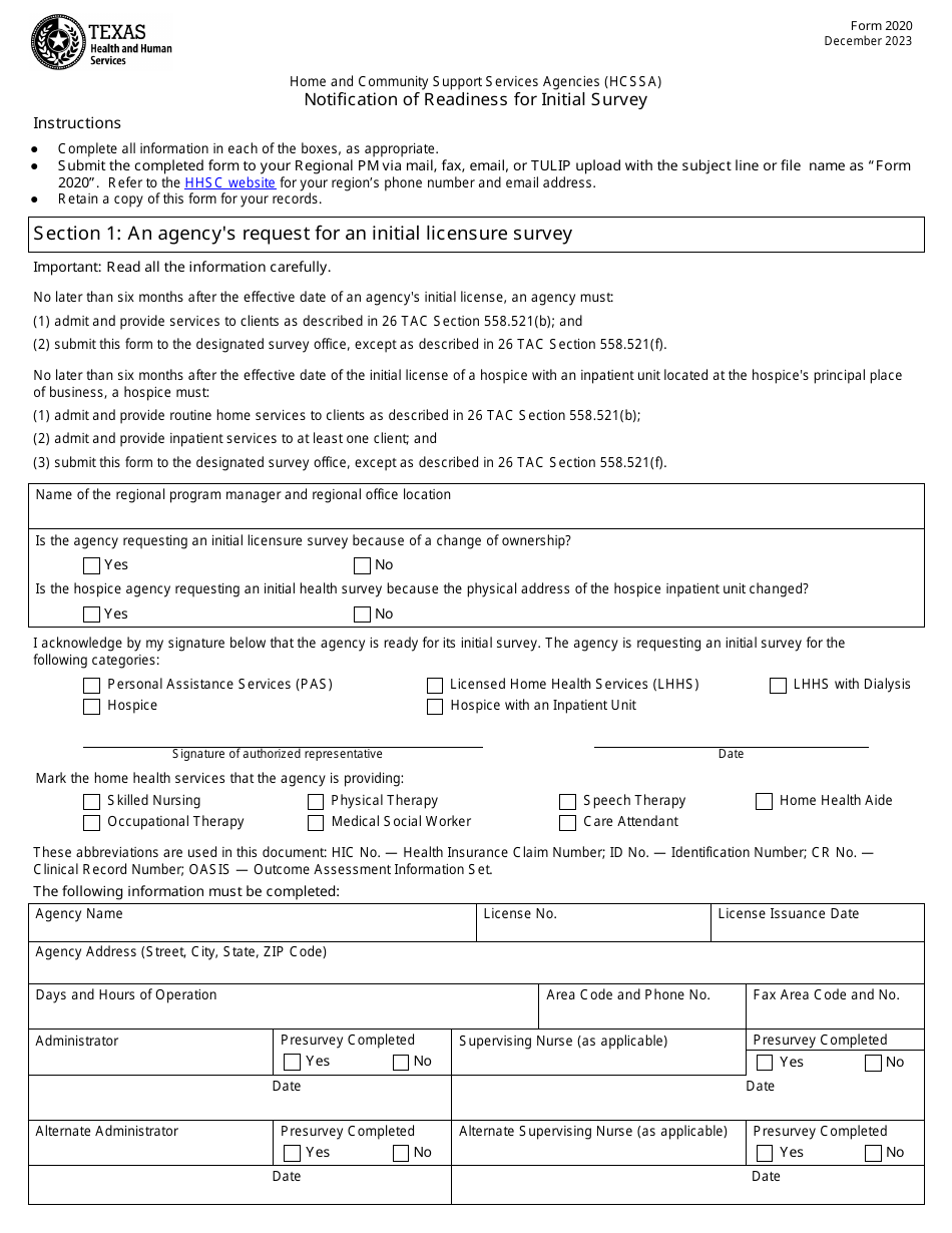 Form 2020 Download Fillable PDF Or Fill Online Notification Of ...