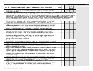 Formulario DCF-F-CFS0070-S Lista De Verificacion De La Licencia Inicial - Campamentos De Dia - Wisconsin (Spanish), Page 18