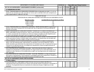 Formulario DCF-F-CFS0070-S Lista De Verificacion De La Licencia Inicial - Campamentos De Dia - Wisconsin (Spanish), Page 24