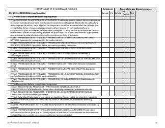Formulario DCF-F-CFS0070-S Lista De Verificacion De La Licencia Inicial - Campamentos De Dia - Wisconsin (Spanish), Page 30