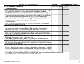 Formulario DCF-F-CFS0070-S Lista De Verificacion De La Licencia Inicial - Campamentos De Dia - Wisconsin (Spanish), Page 35