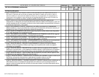 Formulario DCF-F-CFS0070-S Lista De Verificacion De La Licencia Inicial - Campamentos De Dia - Wisconsin (Spanish), Page 36