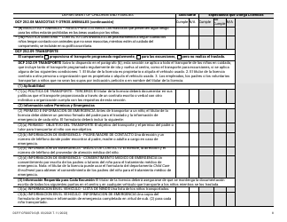 Formulario DCF-F-CFS0070-S Lista De Verificacion De La Licencia Inicial - Campamentos De Dia - Wisconsin (Spanish), Page 8
