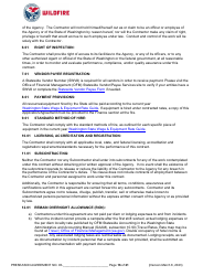 Pre-season Application and Agreement - Operations - Washington, Page 16