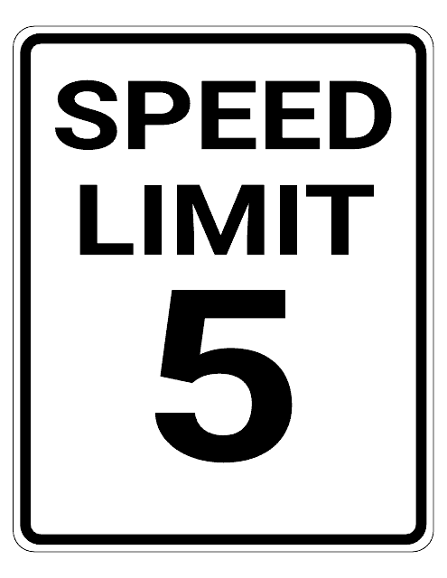 5 Mph Speed Limit Sign Template