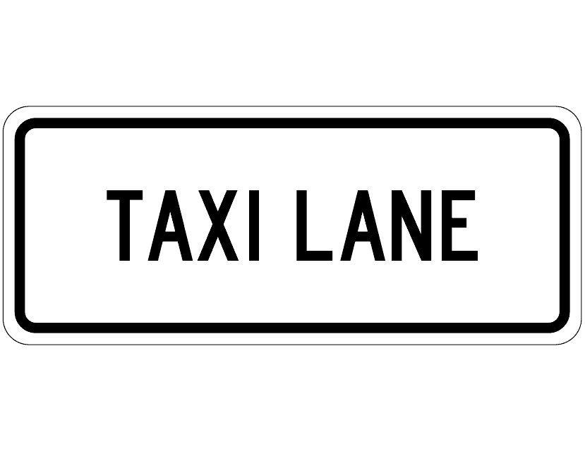 Taxi Lane Sign Template Download Pdf