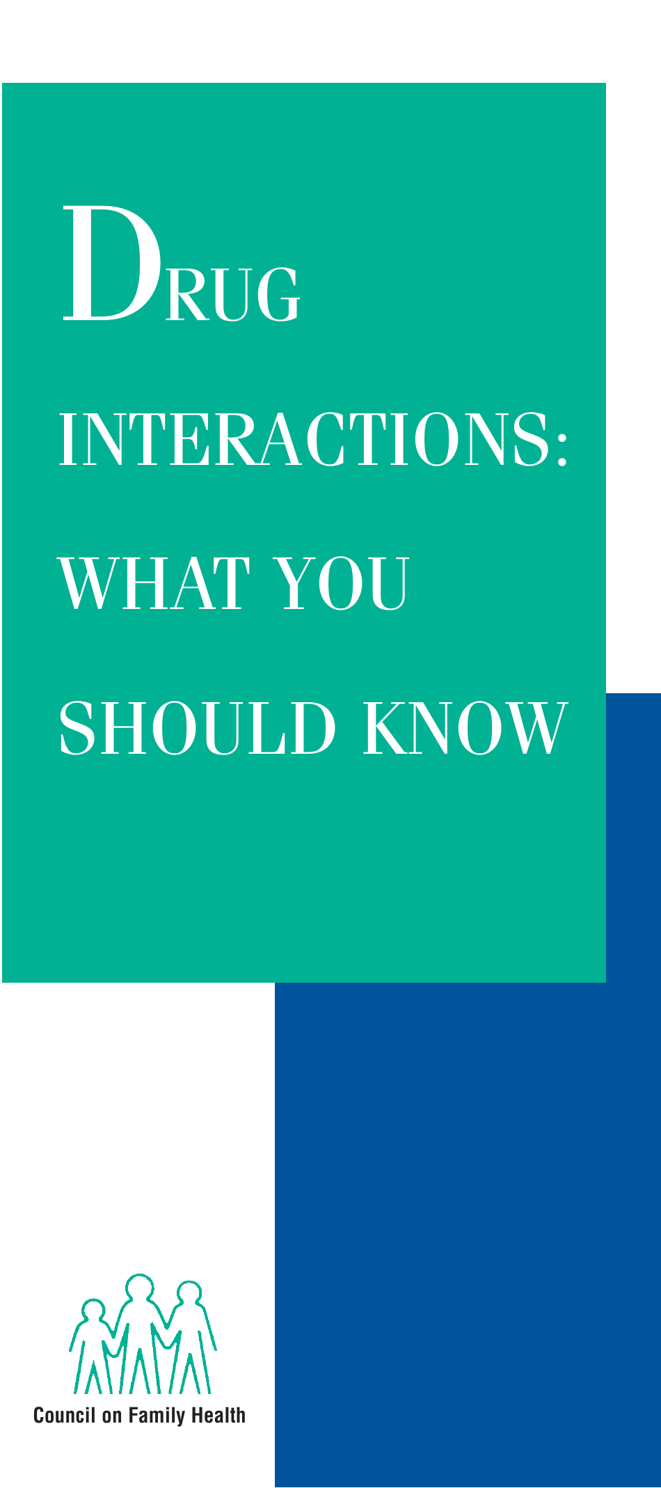 Drug Interactions: What You Should Know, Page 1