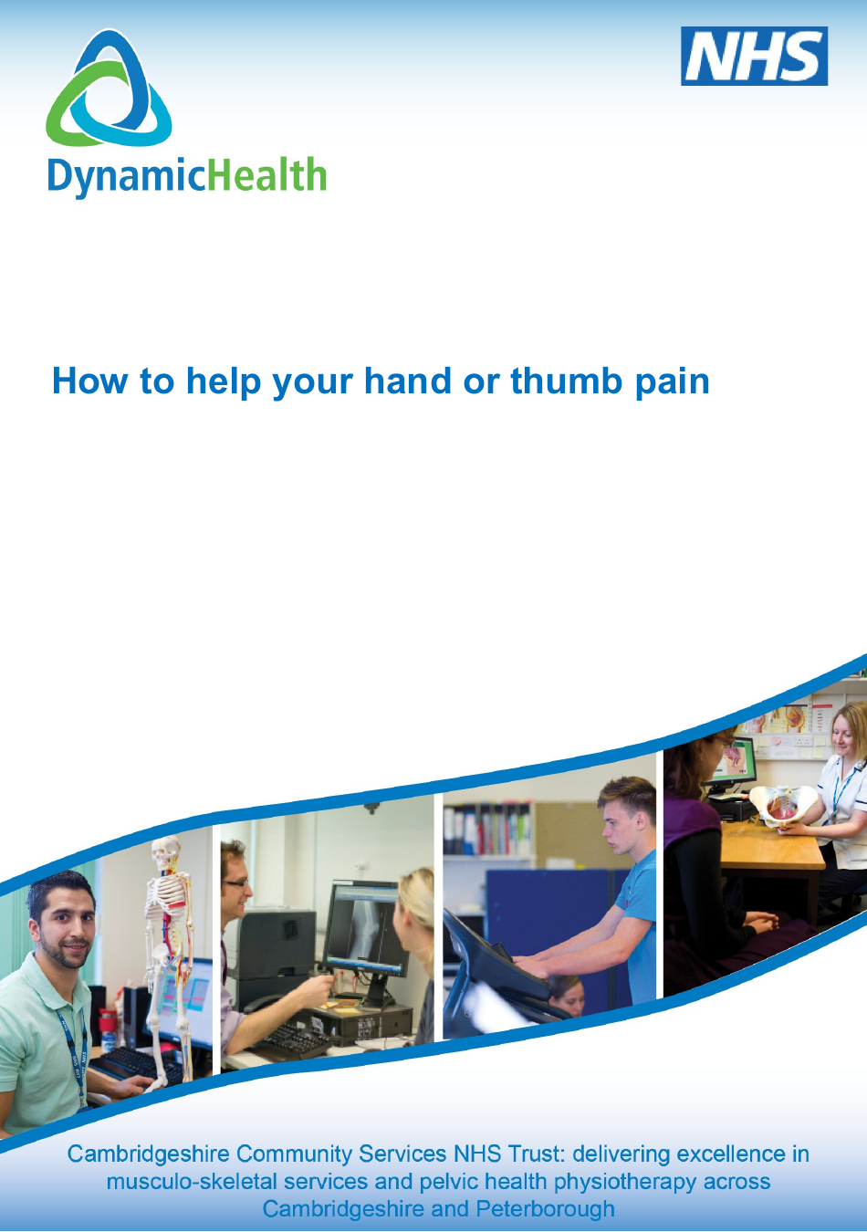 Hand Pain Chart - Dynamic Health, Page 1