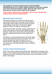 Hand Pain Chart - Dynamic Health, Page 2