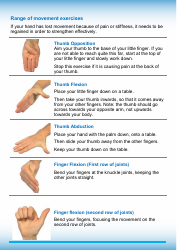 Hand Pain Chart - Dynamic Health, Page 4