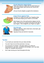 Hand Pain Chart - Dynamic Health, Page 6