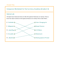 Currency Academy Companion Worksheets - U.S. Currency Education Program (Cep), Page 5