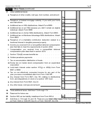 IRS Form 1040 Schedule 2 Additional Taxes, Page 2