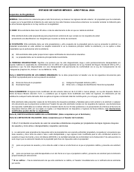 Solicitud-Limitacion De Aumento De Valor Para Viviendas Unifamiliares Ocupadas Por Propietarios De Bajos Ingresos De 65 Anos De Edad O Mayores O Discapacitados - New Mexico (Spanish), Page 2