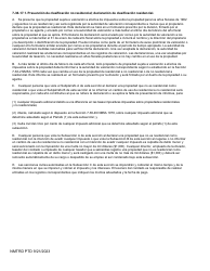 Clasificacion Formulario De Declaracion - New Mexico (Spanish), Page 2