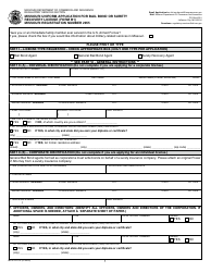 Document preview: Form B1 (MO375-0112) Missouri Uniform Application for Bail Bond or Surety Recovery License - Missouri