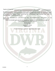 Wildlife Rehabilitator Permit Application (33 - Rhab) - Virginia, Page 3