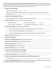 Wioa Discrimination Complaint Form - Minnesota, Page 3