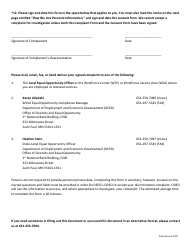 Wioa Discrimination Complaint Form - Minnesota, Page 6
