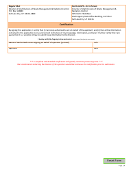 Used Oil Permit by Rule Transporter and Transfer Facility Notification - Utah, Page 4