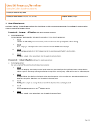 Used Oil Processor/Re-refiner New Permit Application &amp; 10-year Renewal - Utah, Page 11
