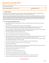 Used Oil Processor/Re-refiner New Permit Application &amp; 10-year Renewal - Utah, Page 12