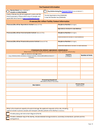 Used Oil Processor/Re-refiner New Permit Application &amp; 10-year Renewal - Utah, Page 2