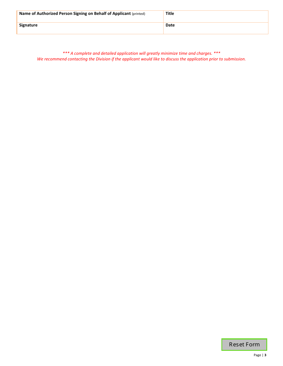 Used Oil Fuel Marketer New Permit Application  10-year Renewal - Tennessee, Page 3