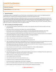 Used Oil Fuel Marketer New Permit Application &amp; 10-year Renewal - Tennessee, Page 8