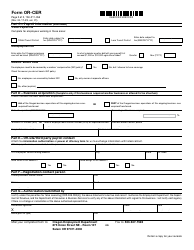 Form OR-CER (150-211-055) Oregon Combined Employer&#039;s Registration - Oregon, Page 2