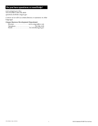Instructions for Form 150-102-046 Schedule OR-REZT Reservation Enterprise Zone Tax Credit - Oregon, Page 2