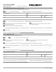 Form OR-A-OOAH (150-310-667) Application for Property Tax Exemption - Oregon, Page 2