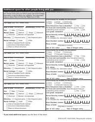 Form DHS0415F Application for Services - Oregon, Page 5